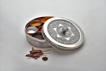 Stainless Steel Indian Spice Tin